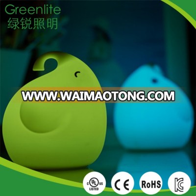 Unique design 0.4W cute elephant baby led night light